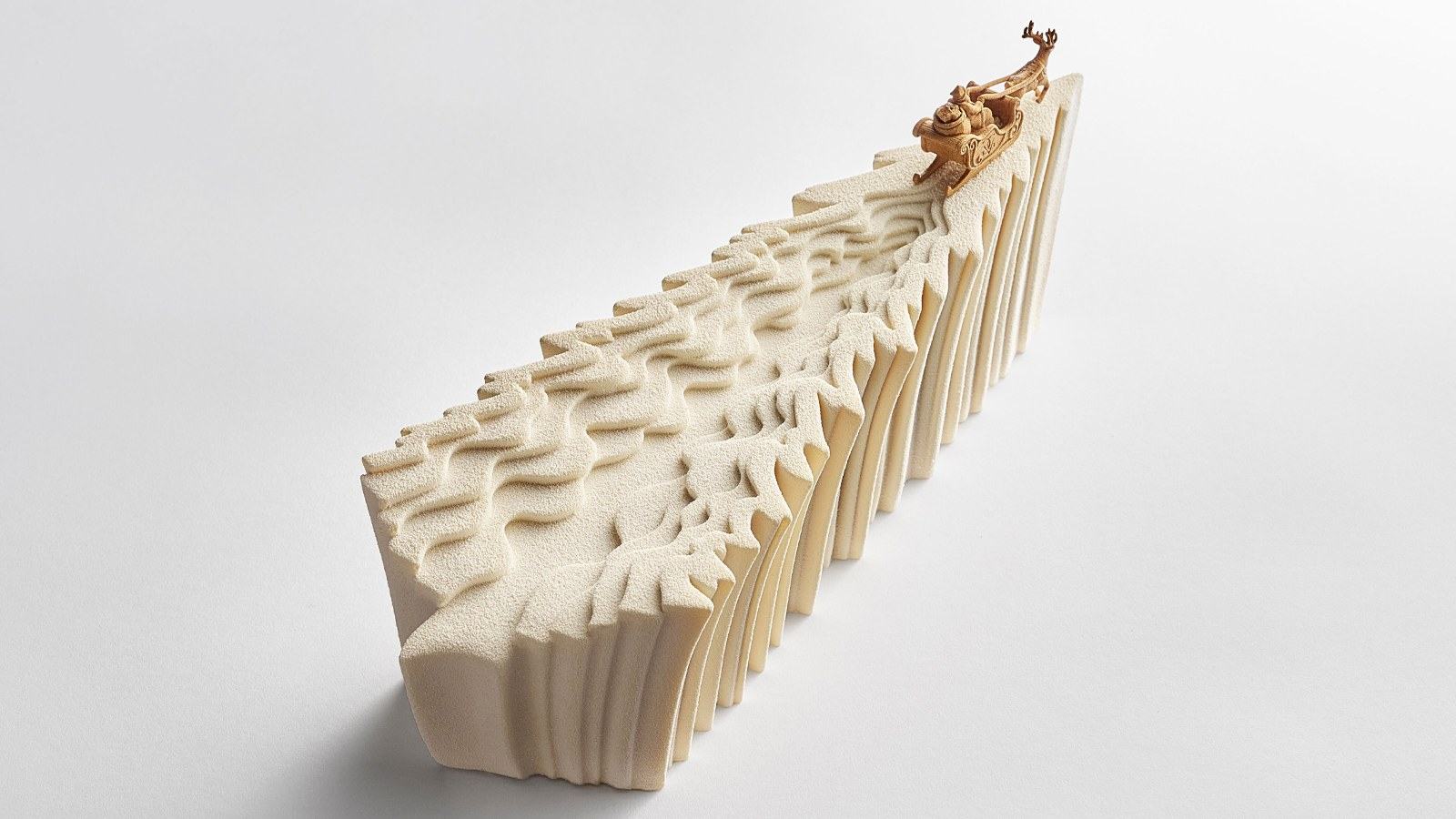 Paris George V Reveals a Pear-and-Chocolate Christmas Yule Log — official Four Seasons Hotel George V Paris image