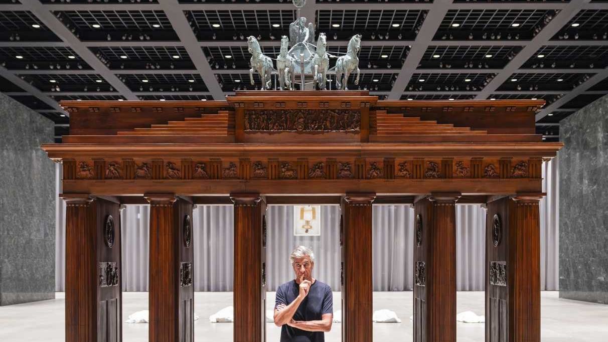 Maurizio Cattelan's NIGHT Takes Over Berlin's Neue Nationalgalerie — official BMW Group / Neue Nationalgalerie image