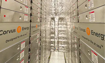 Corvus Dolphin NxtGen Batteries Gain DNV Cybersecurity Type Approval — official Corvus Energy image