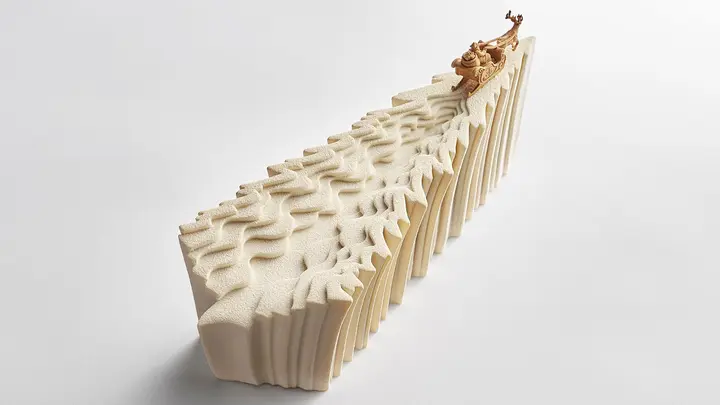 Paris George V Reveals a Pear-and-Chocolate Christmas Yule Log — official Four Seasons Hotel George V Paris image