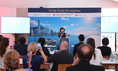 Hong Kong Takes 500-Berth SKYTOPIA Yacht Bay to Monaco — official Airport Authority Hong Kong image