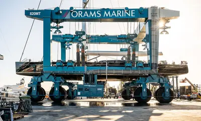 Auckland Positions Orams as a South Pacific Superyacht Refit Base — official Pantaenius / Orams Marine image