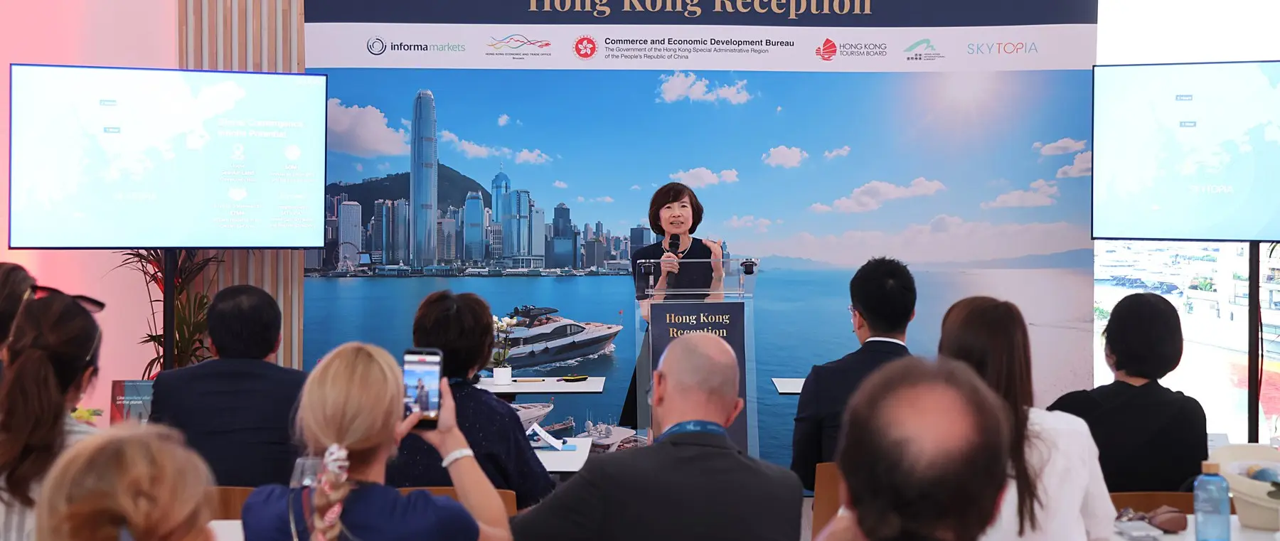 Hong Kong Takes 500-Berth SKYTOPIA Yacht Bay to Monaco — official Airport Authority Hong Kong image