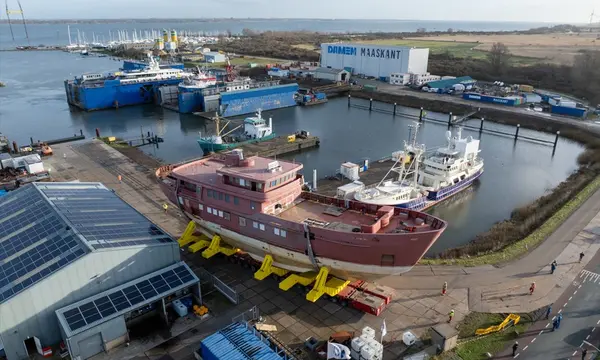 50m VEGA Conversion Plans Recast Historic Icebreaker as Explorer Yacht — source image