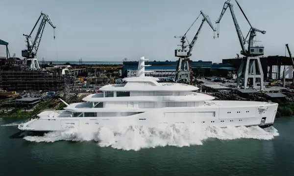 Damen Yachting launches hull number 4 of the Amels 80 press image