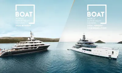 Damen Yachting celebrates double honours at the World Superyacht Awards press image