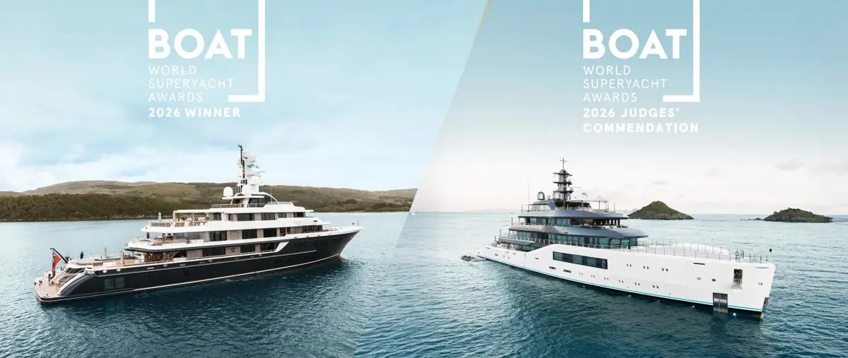 Damen Yachting celebrates double honours at the World Superyacht Awards press image