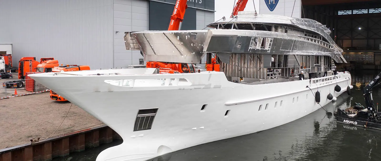 Project update: The hull and superstructure of YN 20150 Project Oslo24 are now joined together! press image