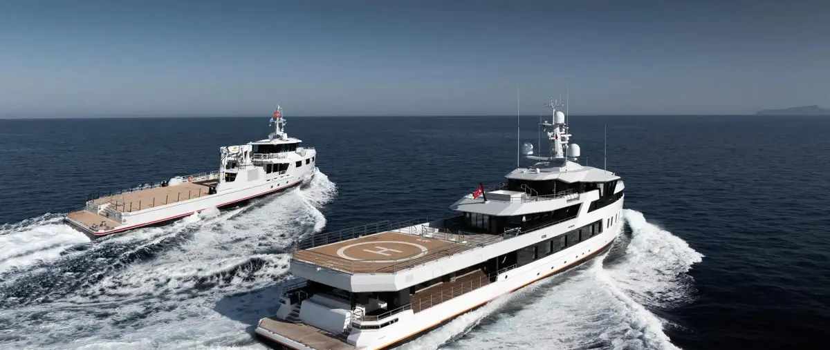 Double Delivery for Damen Yachting press image