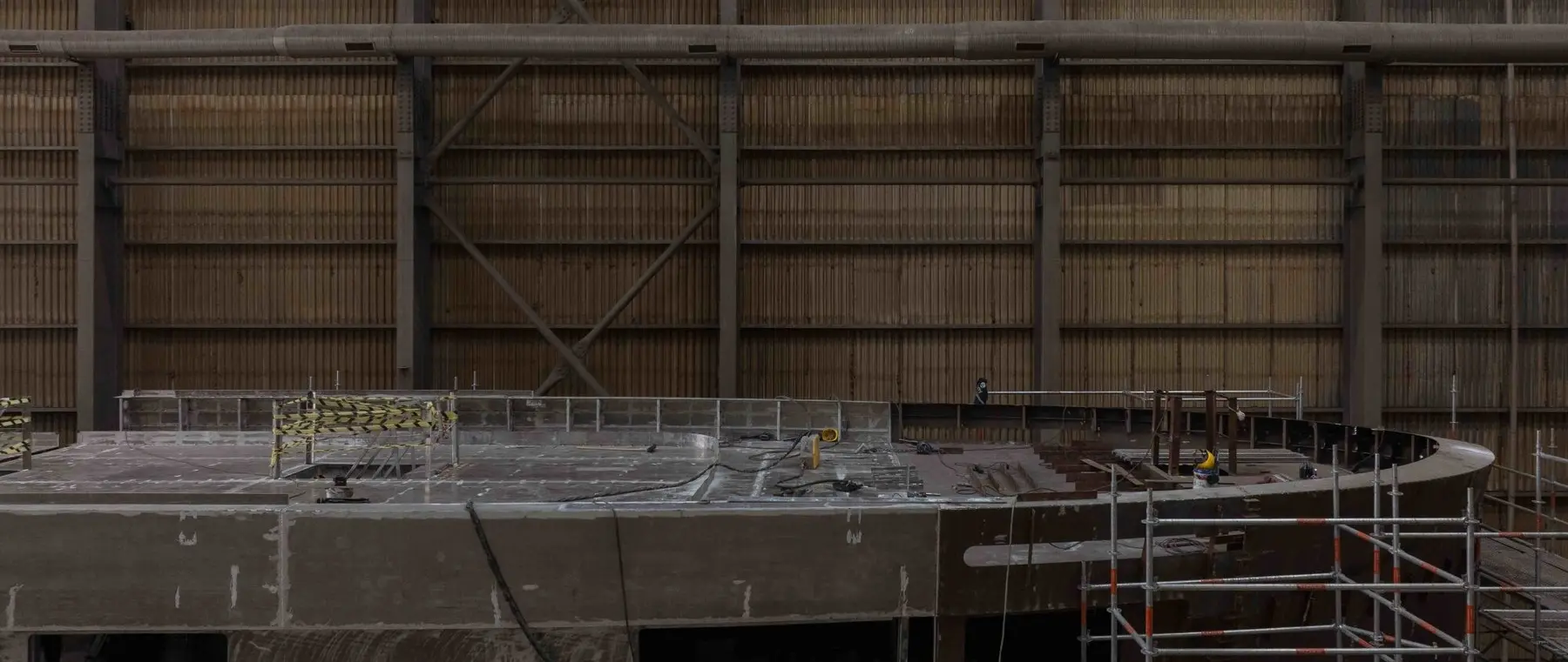 42.5m Dutch Design SEA ROVER Reaches Hull-and-Superstructure Milestone — source image