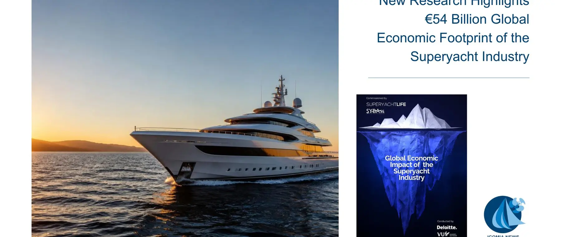 Research Puts Global Superyacht Economic Output at €54bn — verified official source image
