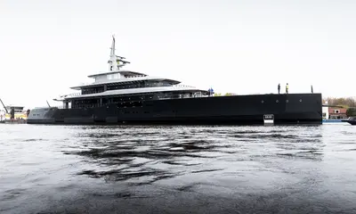 Feadship Project 826 launch - copyright Feadship