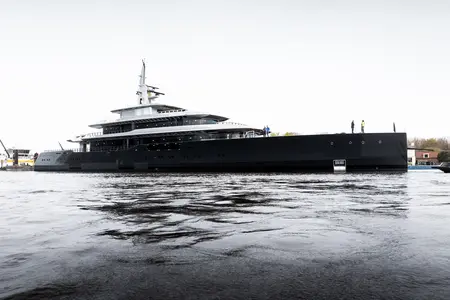 Feadship Project 826 launch - copyright Feadship