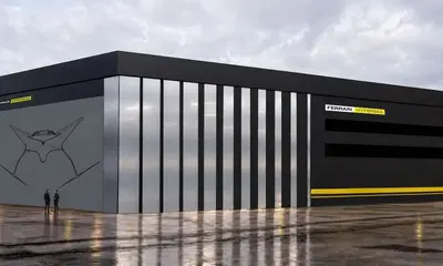Official Ferrari Hypersail Livorno operations base 2026 press image