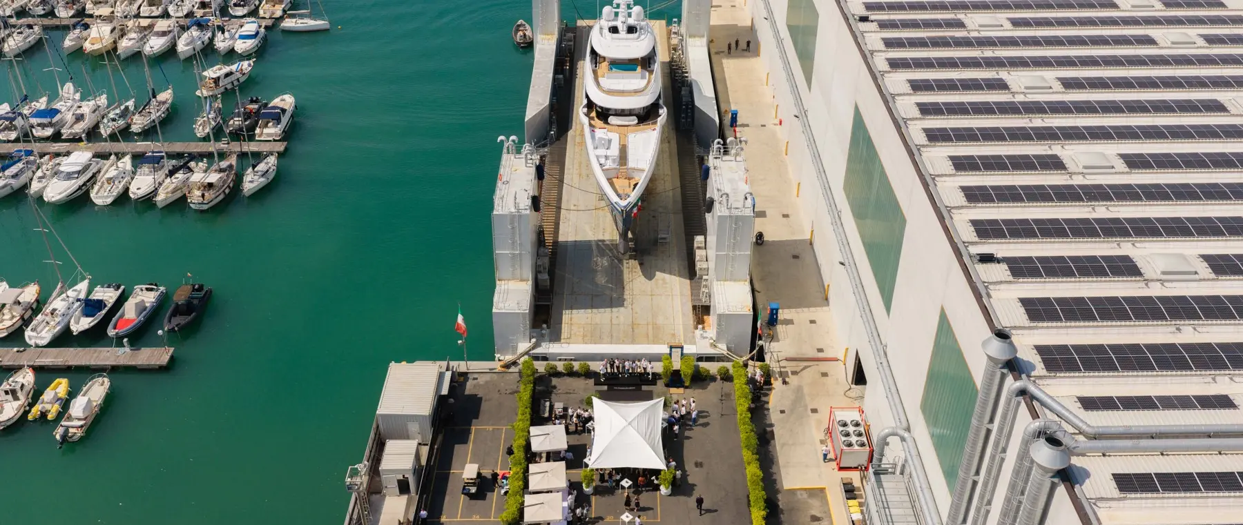 53.5m Silvia Combines a Blue Hull with Hybrid Quiet-Cruising Capability — source image