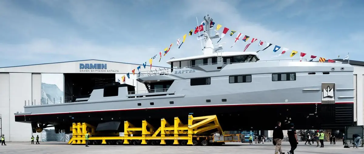 Fourth 53-metre Yacht Support Launched press image