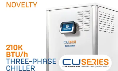 Frigomar Introduces 210,000 BTU CU210 Yacht Chiller — source image