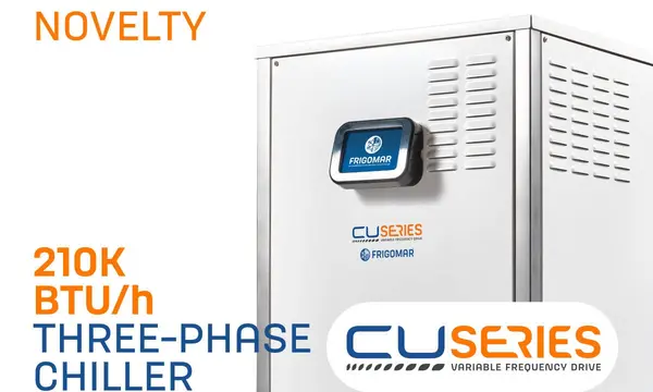 Frigomar Introduces 210,000 BTU CU210 Yacht Chiller — source image