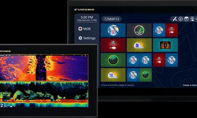 Furuno TZMAP Adds Stand-Alone Navigation With Built-In CHIRP Sonar — official source image