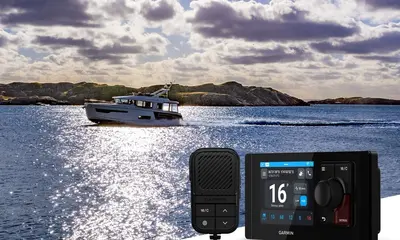 Garmin Signal VHF Radios Add Touchscreen Control and Integrated AIS — official source image