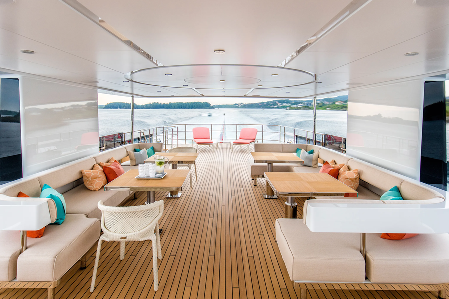 Graycliffs ex-Moon Sand Too - Feadship official exterior deck