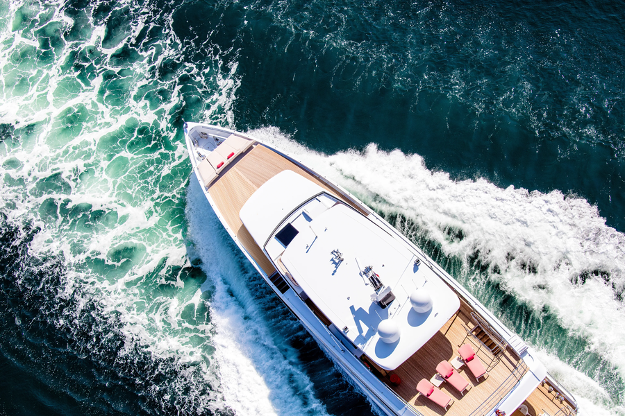 Graycliffs ex-Moon Sand Too - Feadship official aerial view