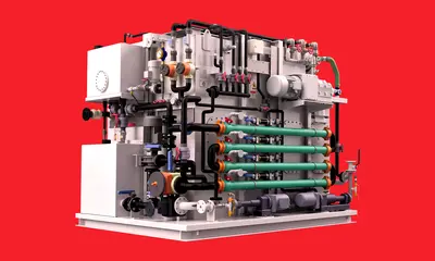 Hamworthy Ultra Trident MBR wastewater treatment system