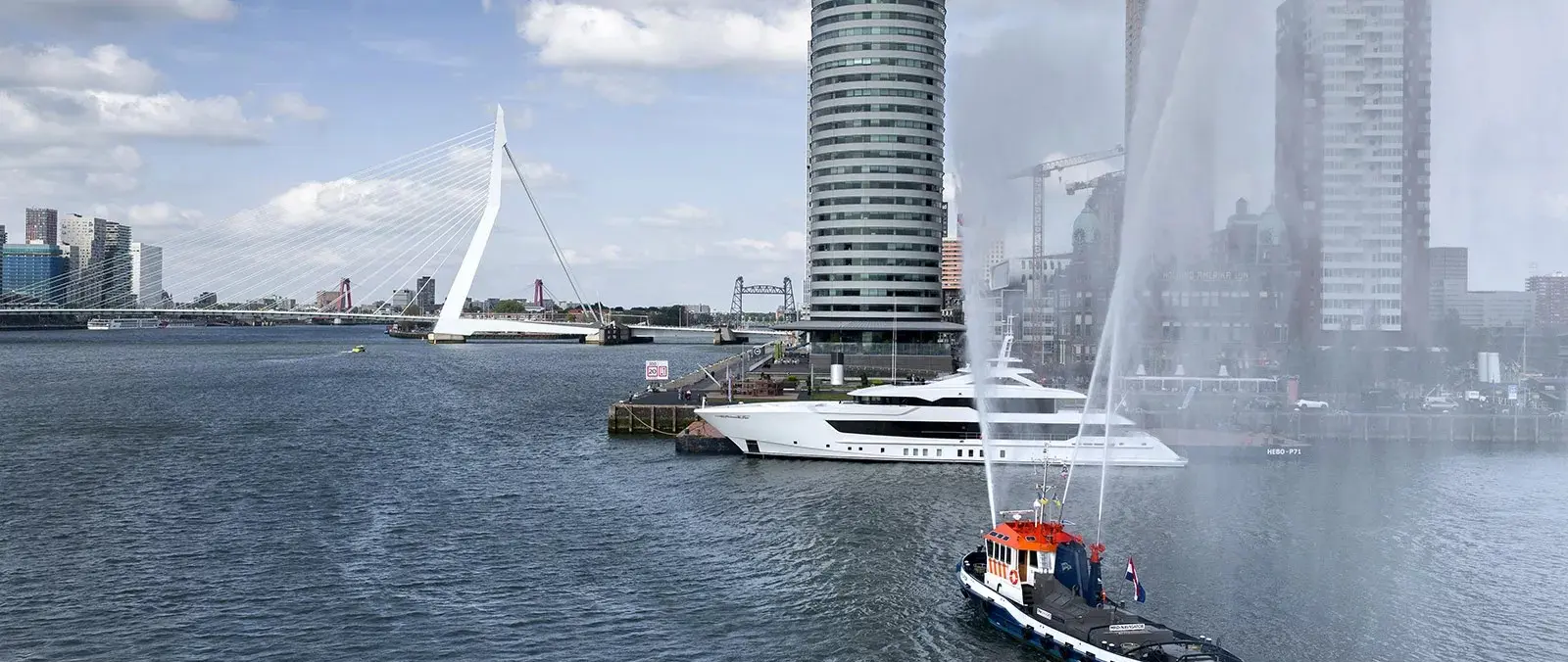 Heesen Christens 55m Pa’lante in Rotterdam Ahead of Mediterranean Season — official source image