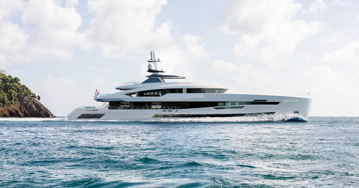 YN 20457 Project Update: Akira, 57m superyacht, hull and superstructure ...