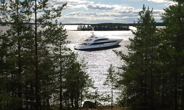 Highly customised 50-metre Steel hybrid yacht for delivery in 2024 press image