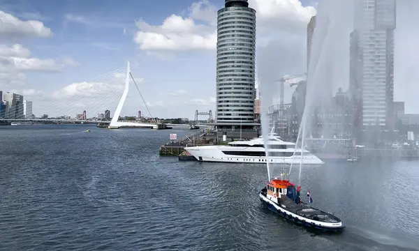 Heesen Christens 55m Pa’lante in Rotterdam Ahead of Mediterranean Season — official source image