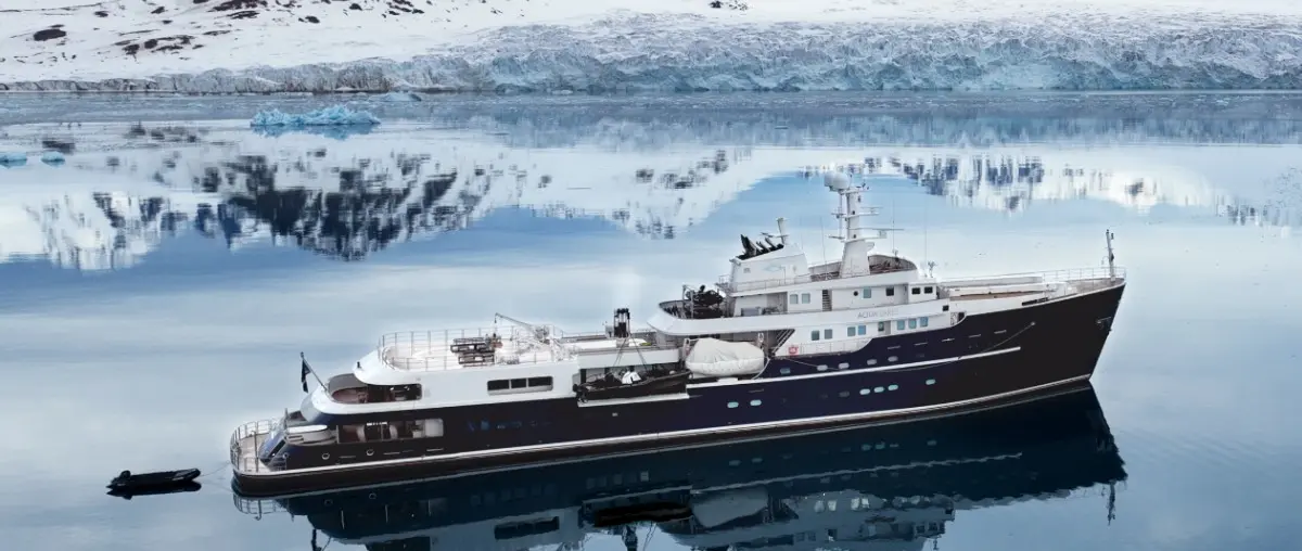 Hot Lab Reveals Refit Interiors Aboard 77m Explorer AQUA LARES — source image