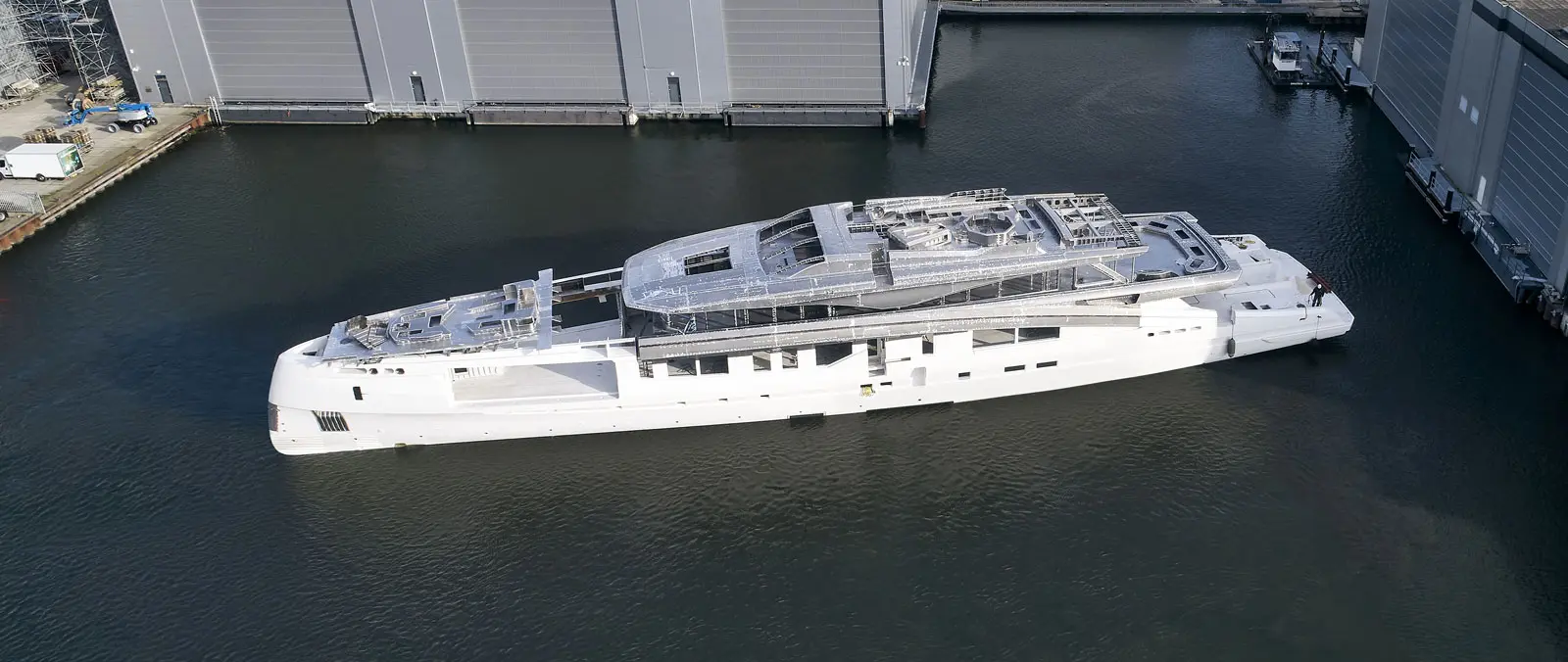 Project Sparta takes shape: hull and superstructure of the 67m Steel FDHF are now joined press image