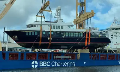 Bilgin Yachts - ICE 5 IS ON HER WAY TO BILGIN SHIPYARD FOR REFIT