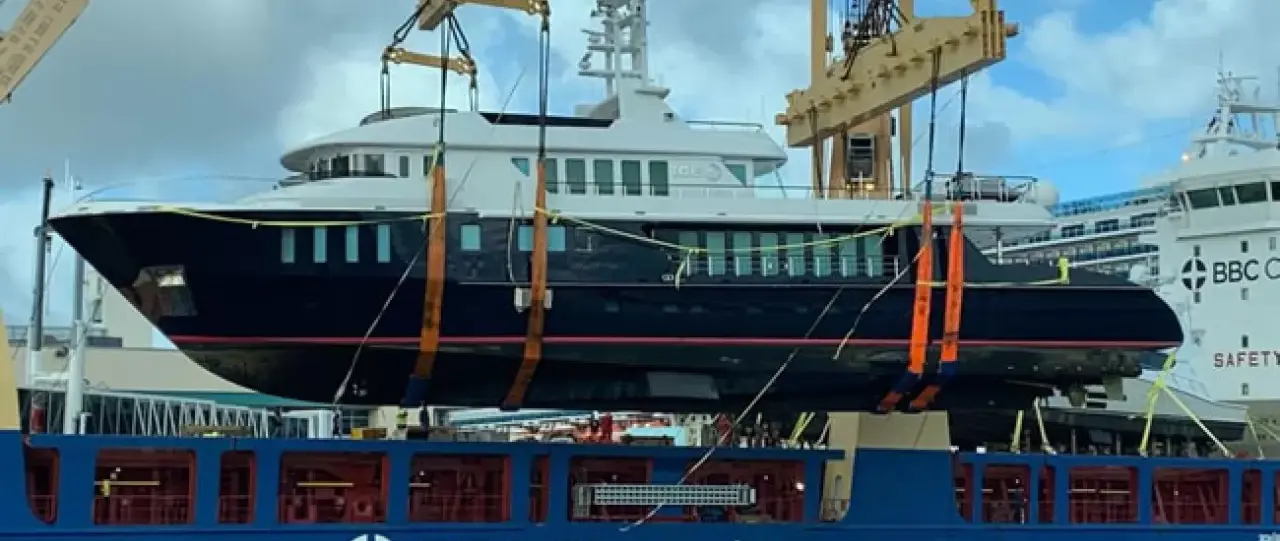 Bilgin Yachts - ICE 5 IS ON HER WAY TO BILGIN SHIPYARD FOR REFIT
