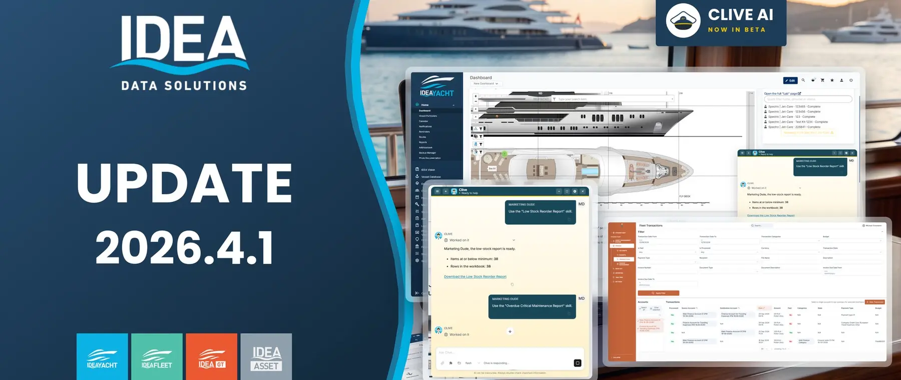 IDEA Updates Yacht Software With CLIVE AI Beta and Fleet Tools — source image