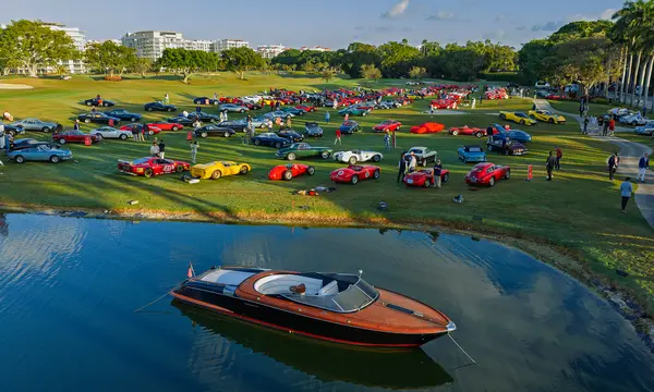 Riva attends Palm Beach Cavallino Classic press image