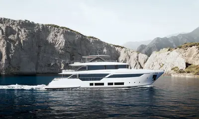 Custom Line Navetta 35 highlights cruising lifestyle press image