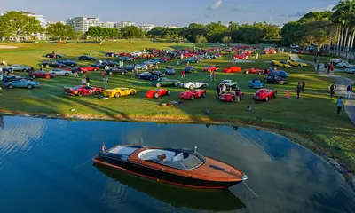 Riva attends Palm Beach Cavallino Classic press image