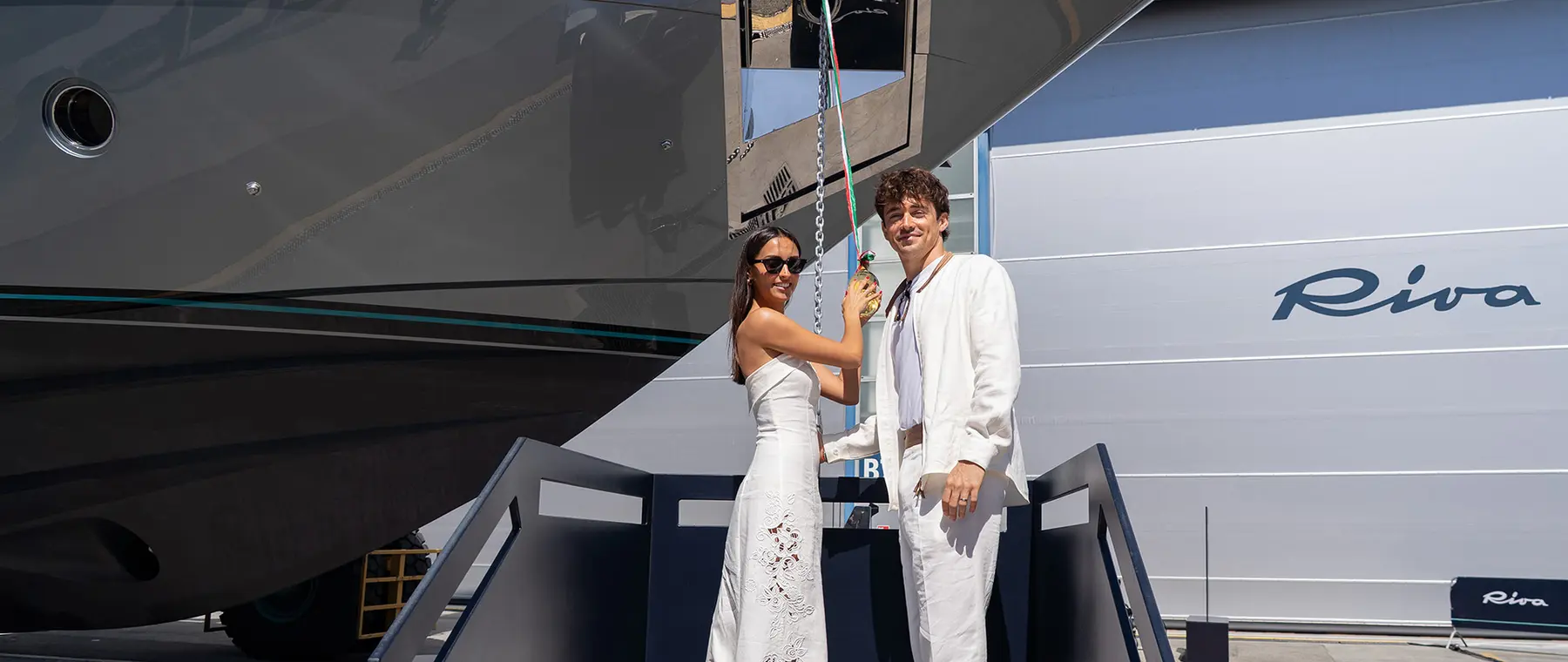 Riva launches 20th 102’ Corsaro Super for Charles Leclerc press image