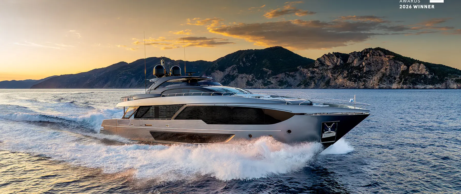 Riva 112’ Dolcevita Super wins at World Superyacht Awards 2026 press image