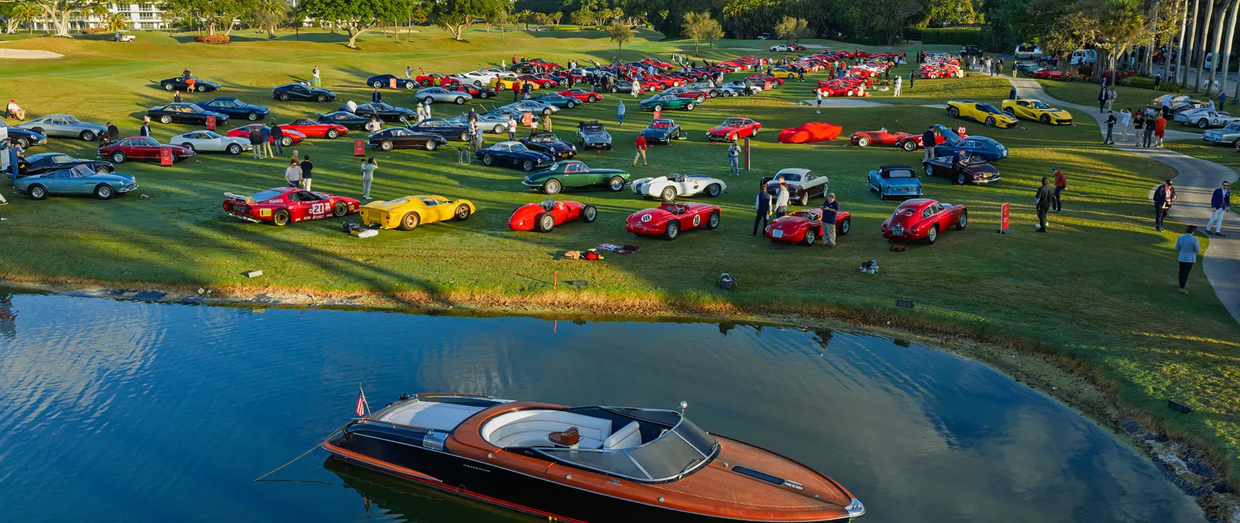 Riva attends Palm Beach Cavallino Classic press image