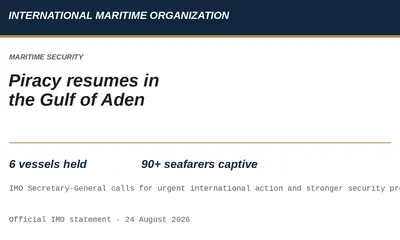 IMO Gulf of Aden Piracy Warning