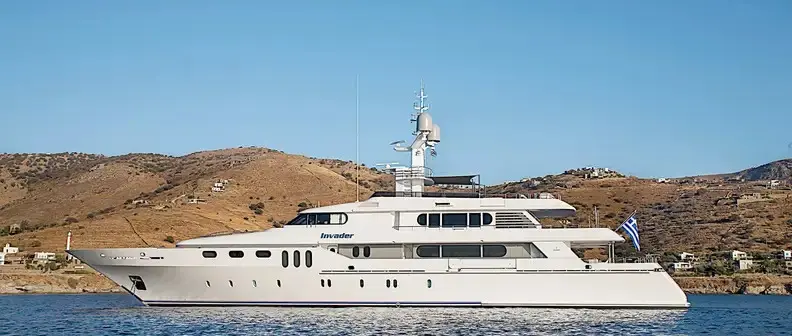 50m Codecasa INVADER Marketed by Burgess With Elevator and 2019 Refit — source image