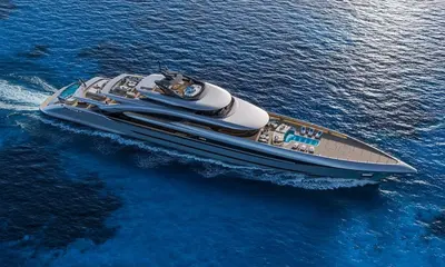 ISA Yachts Reveals 86m Poseidon Concept With Three Pools — source image