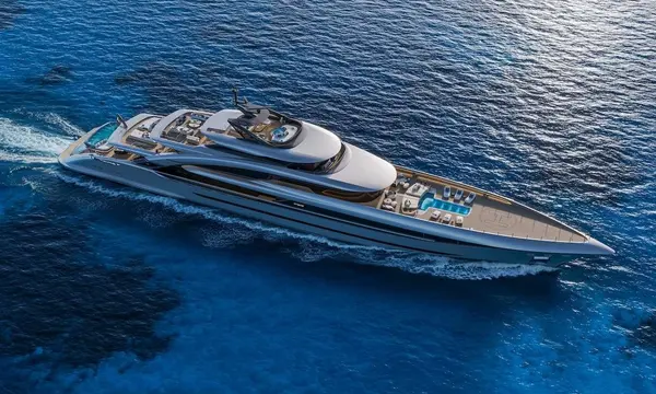ISA Yachts Reveals 86m Poseidon Concept With Three Pools — source image