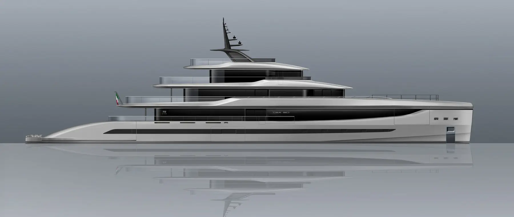 ISA YACHTS ANNOUNCES A NEW SALE: 60 METRI SPECTRE – Dynamic lines and organic design - ISA Yachts news image