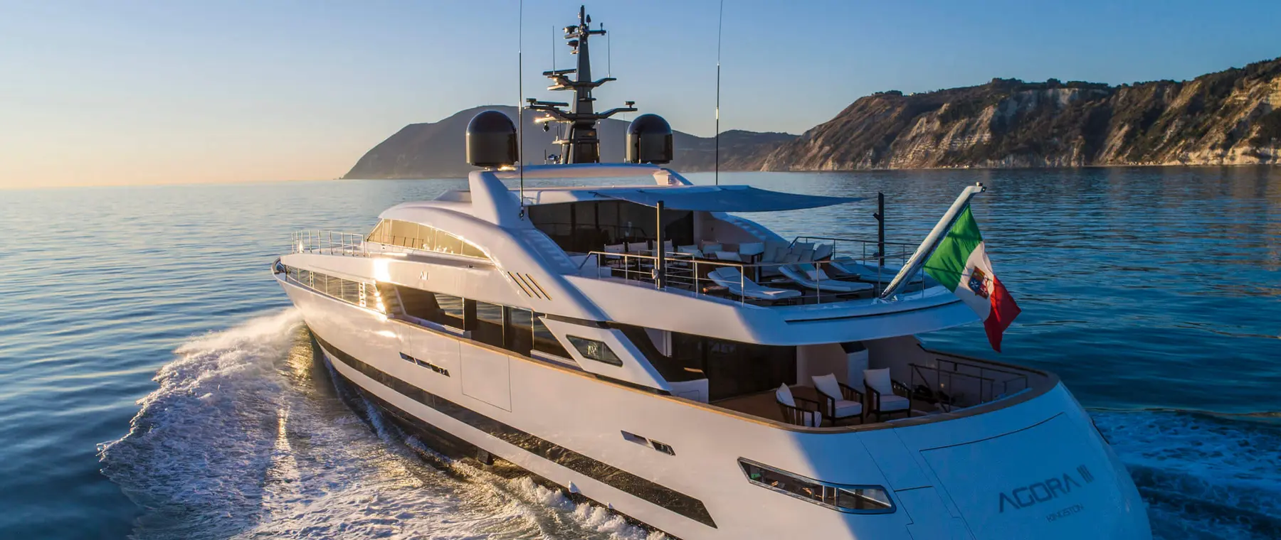 ISA ALLOY 43 metre – MY/AGORA IIISleekness and elegance to the third power - ISA Yachts news image
