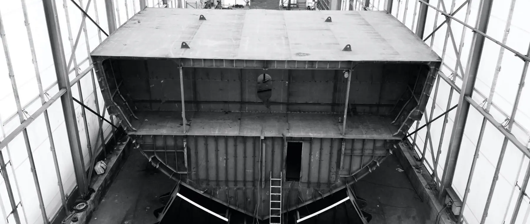 ISA Continental 80 meters: construction well underway - ISA Yachts news image