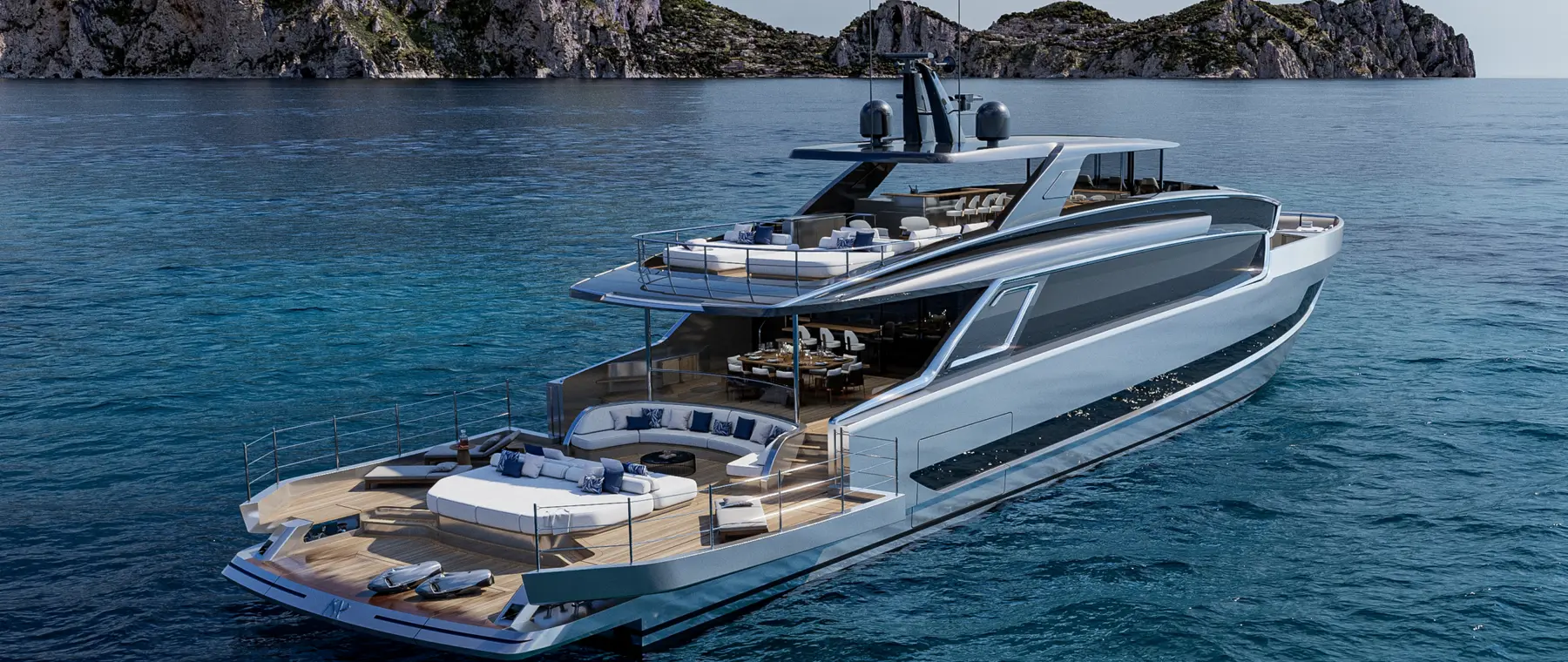 ISA VIPER 130 ft – HULL NO. 2 UNDER CONSTRUCTION ON SPEC - ISA Yachts news image